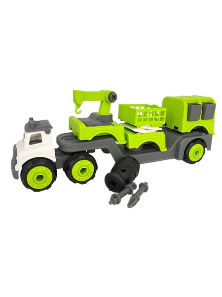 DIY Assembling Sanitation Truck - Build &amp; Play Construction Vehicle