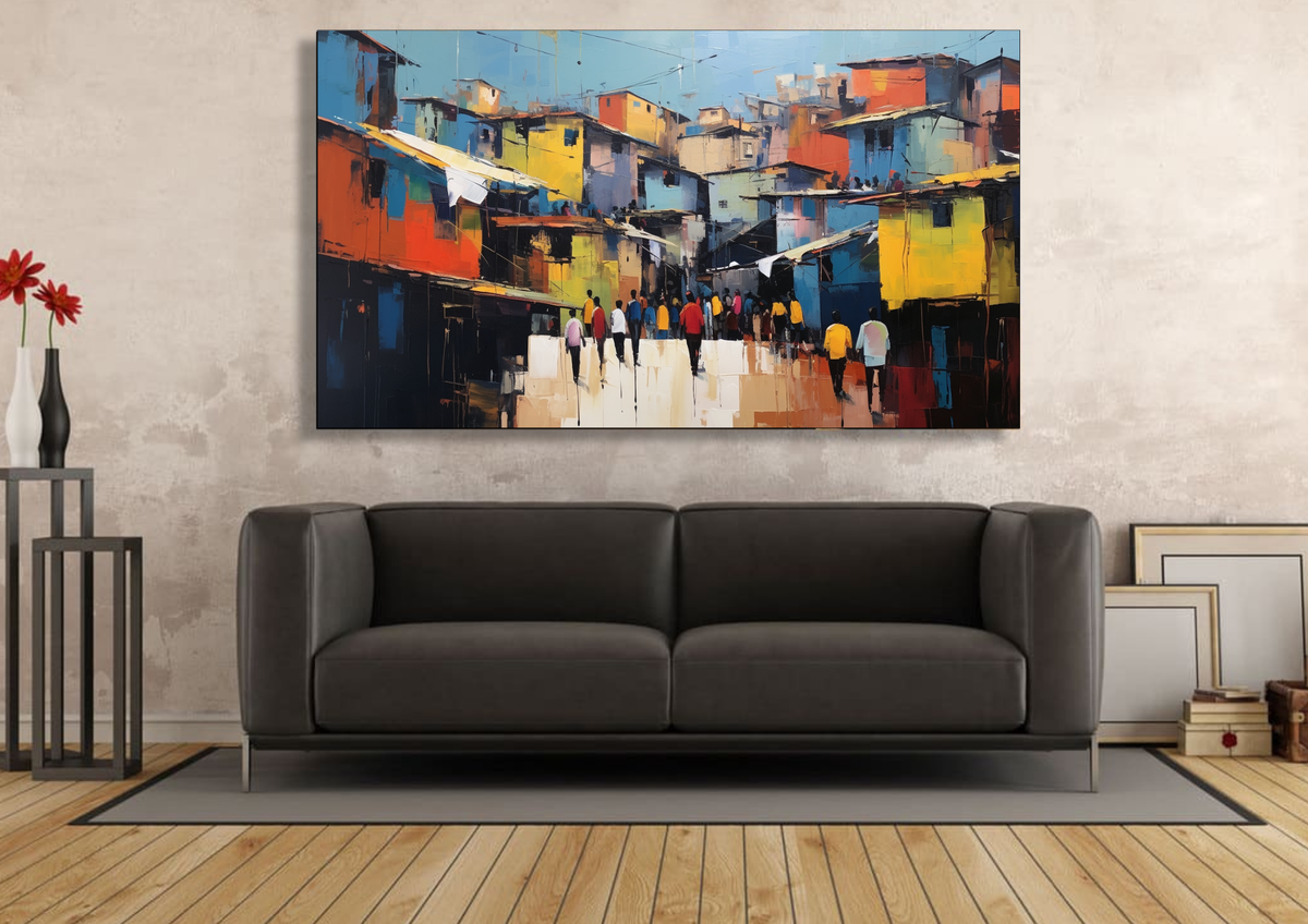 Canvas Wall Art - Bold Uprising Abstract - HC1055 | Shop Today. Get it ...