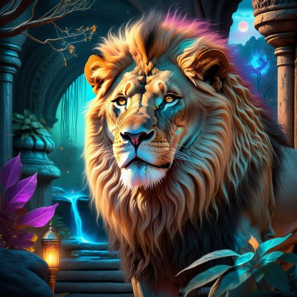 Canvas Wall Art - Lion 1