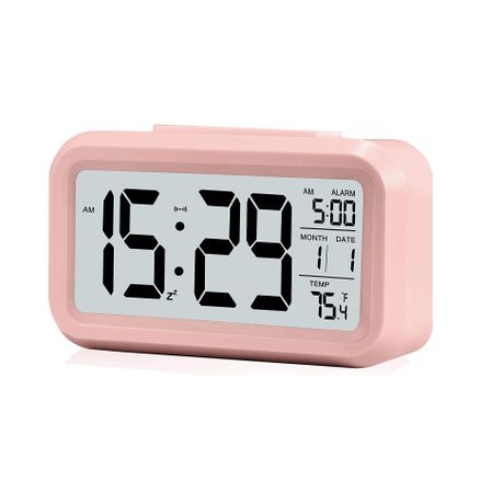 Digital Alarm Clock - Smart Night Light Easy Operation Clock for Kids -  Pink, Shop Today. Get it Tomorrow!