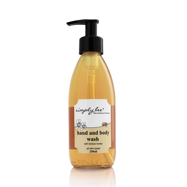 Honey Hand &amp; Body Wash - 250ml glass