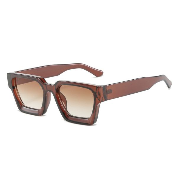 Codonni Brown Square Sunglasses image