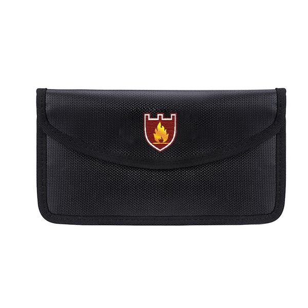 Portable Fireproof &amp; Waterproof Document Envelope File Folder Cash Pouch Va