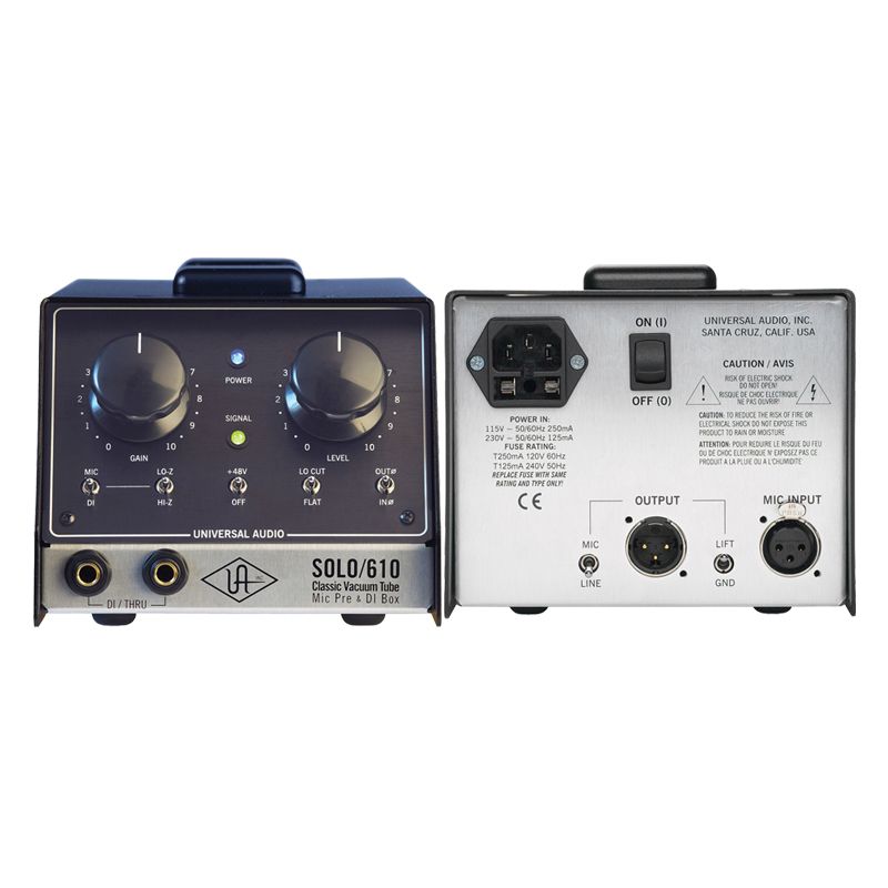 Universal Audio SOLO/610 Tube Desktop Microphone Preamp Buy Online in