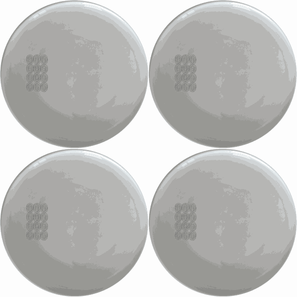 Zulu Beadwork Traditional Pattern Design Dinner Plate Set of 4 - Range 1