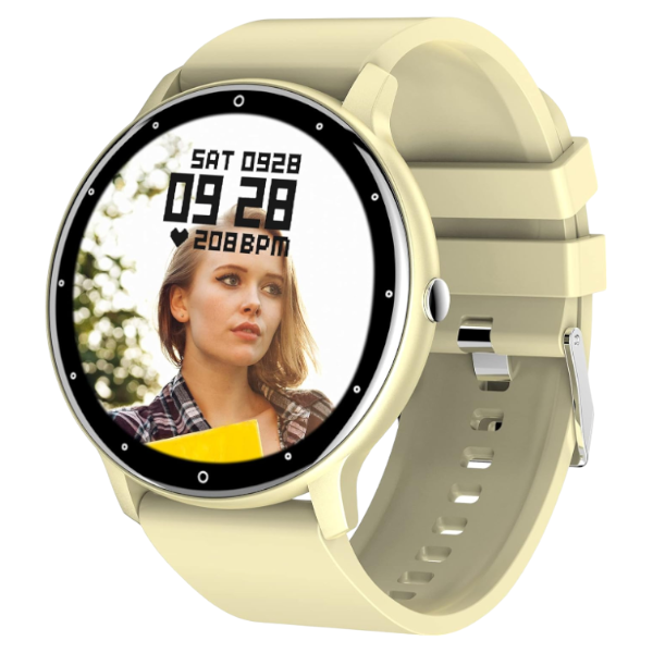 Multiple Sports Mode Smart Watch With IP67 Water Resistance Rating - Beige