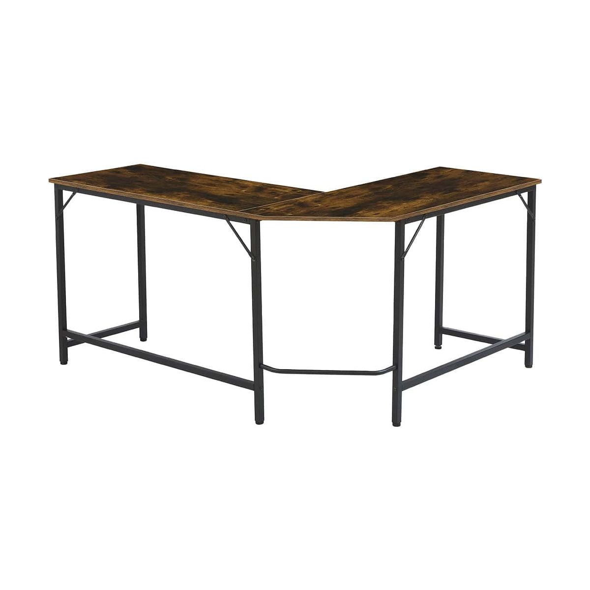 Walnut Office L-Shaped Desk