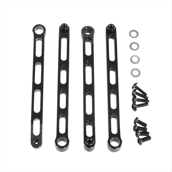 Rc Car Chassis Fastening Rod Kit for 1/12 Mn168 Black