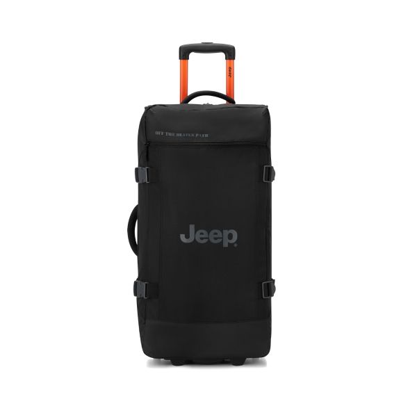 Jeep 73cm JS007C Roller Duffel 80L Wheels Water Resistant Polyester