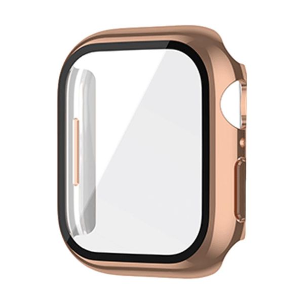 45mm Hard Case and Glass Screen Protector for Apple Watch - Clear Colourful