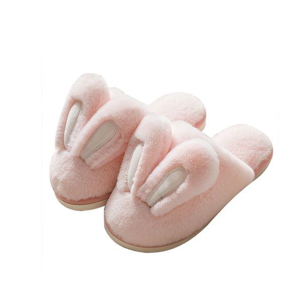 Indoor Plush Bunny Ear Slipper Shoes