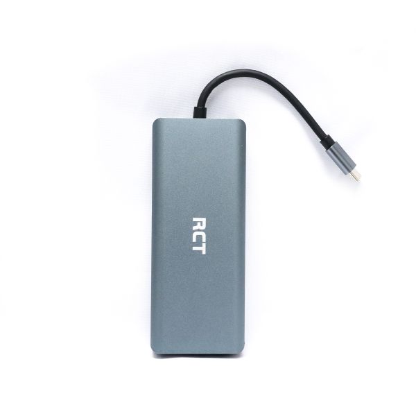RCT compact 12-in-1 hub with 2 HDMI