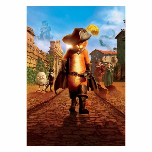 Puss in Boots and Squad - A1 Poster