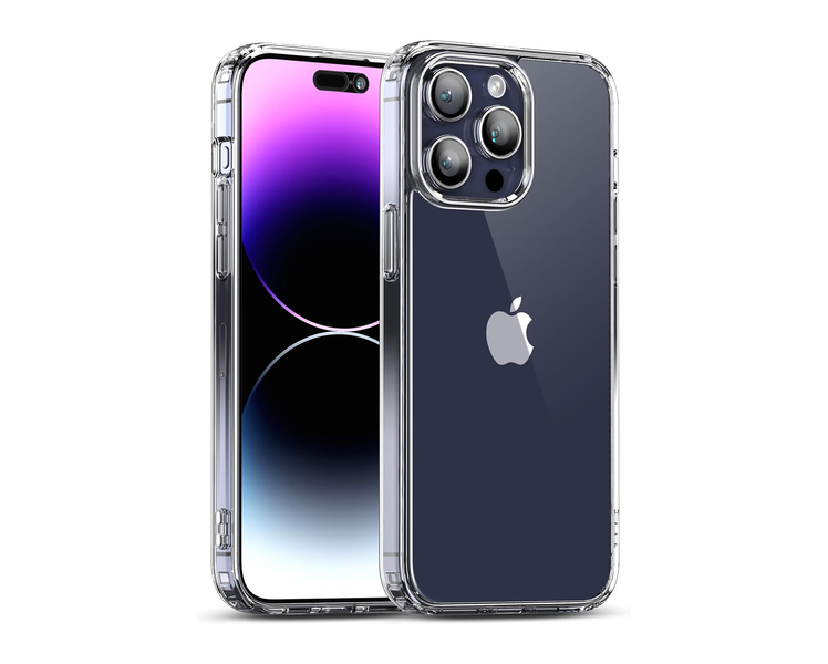 Clear Case Slim TPU Shockproof Cover Compatible with iPhone 15