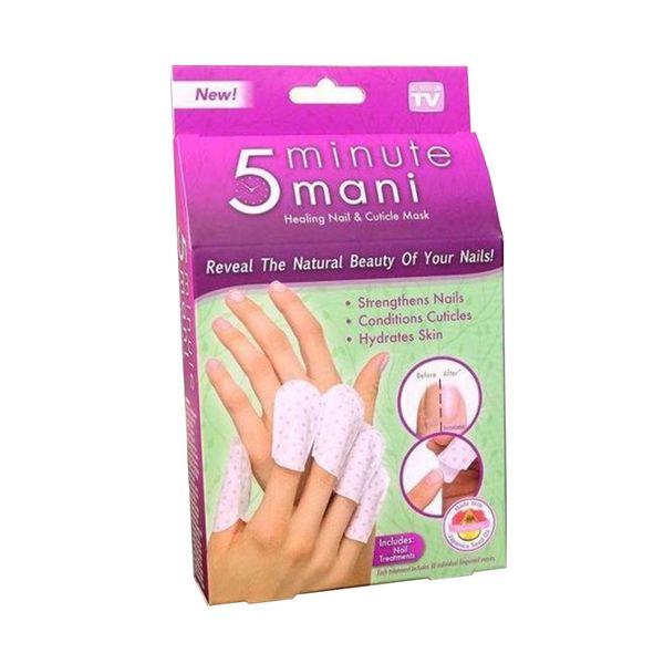 Bufftee 5 Minute Mani Healing Nail &amp; Cuticle Mask - Manicure Finger Set