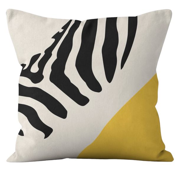 Mellow Yellow Plush Luxury Continental Cushion Covers - 60cm x 60cm