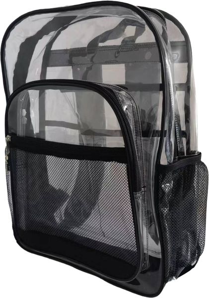 Xbag Heavy Duty Transparent Clear PVC Backpack S-7083