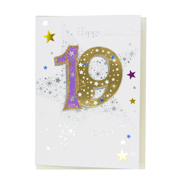 Happy 19th Birthday card