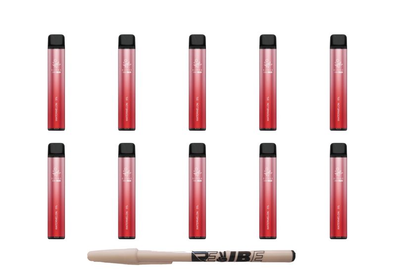 Elfbar 1500 Ultra Watermelon Disposable Vape 5% Nic 10 Pack
