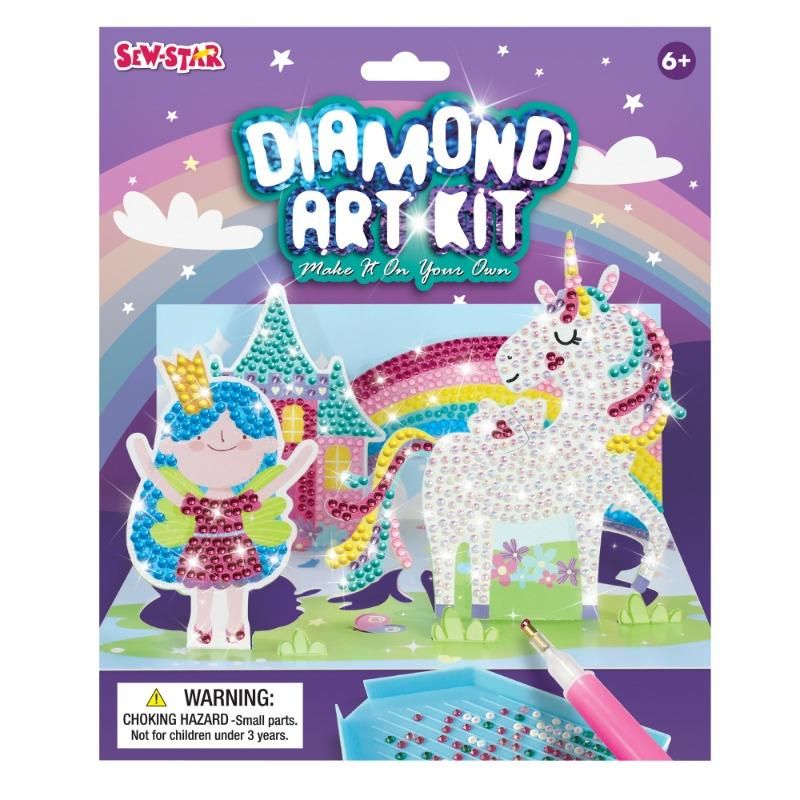 Sew-Star Unicorn Diamond Art Kit | Shop Today. Get it Tomorrow ...