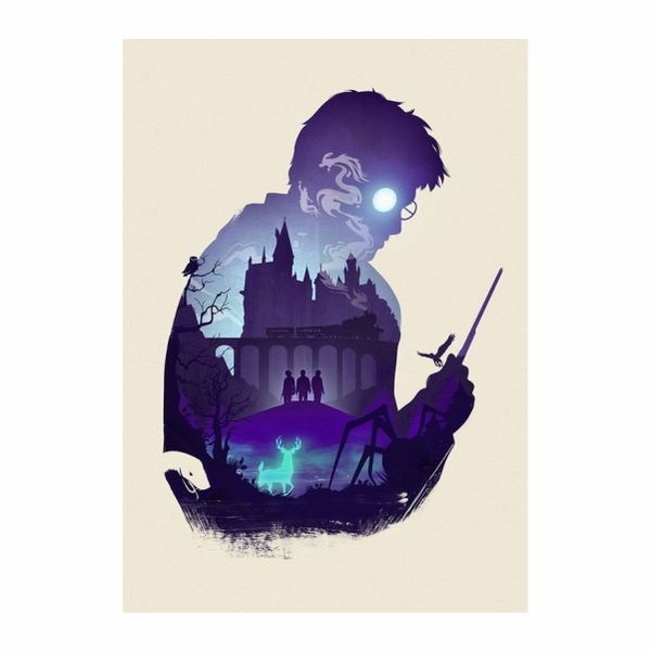 Harry Potter Silhouette Poster - A1