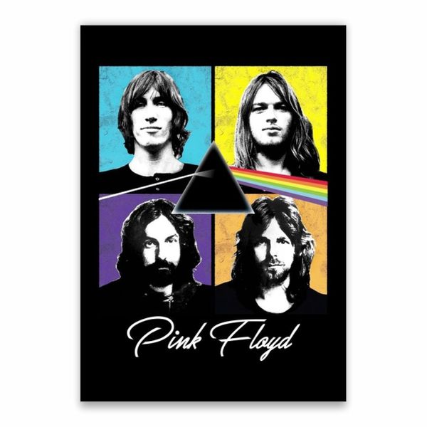 Pink Floyd Colourful Members Poster - A1