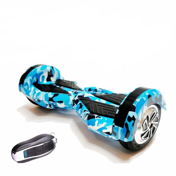 8Inch Hoverboard - Blue Camo