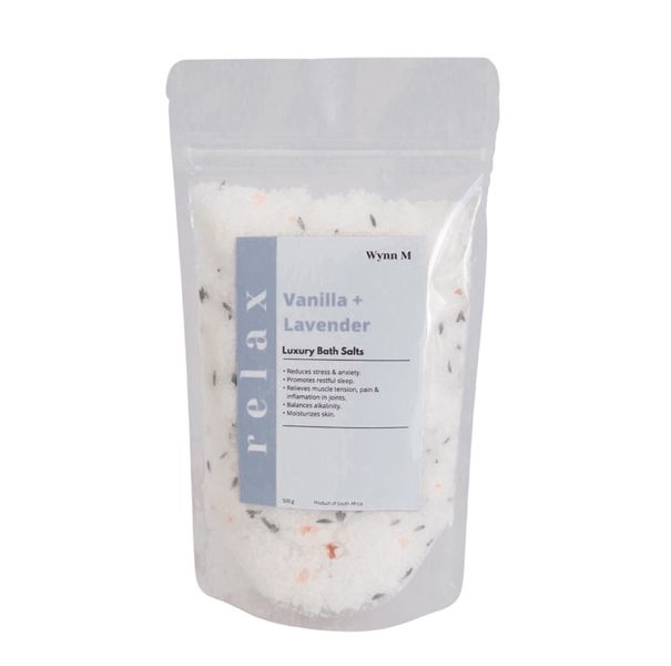 Wynn M Vanilla &amp; Lavender Bath Salts - 500g