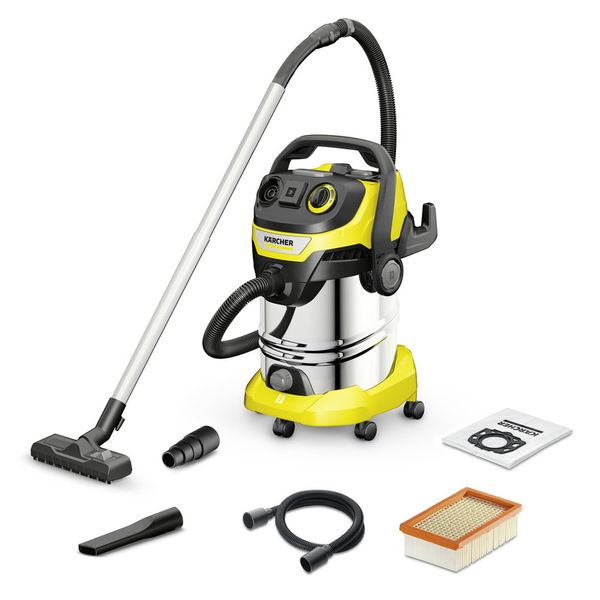 Kärcher WD 6 Vacuum, 1300W, 30L, blower, 2.2m hose, with accessories