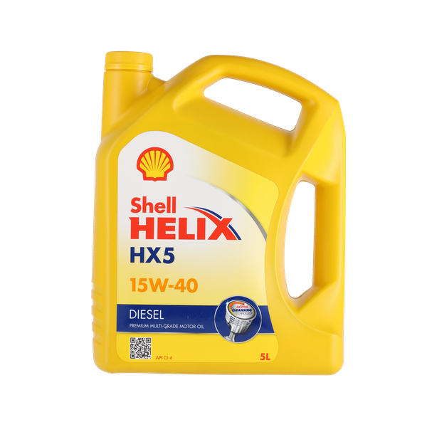 Shell Helix HX5 Diesel 15W-40 Premium Multi-Grade Motor Oil 5 Litre