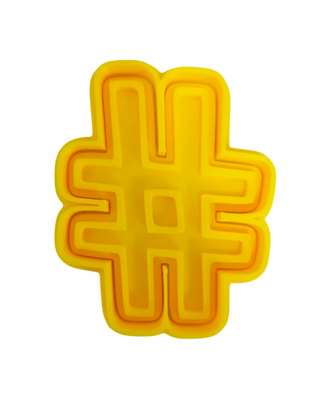 Hubbe Cookie Cutter - Hashtag