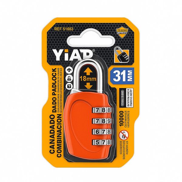 Travel Lock - Combination - 31mm