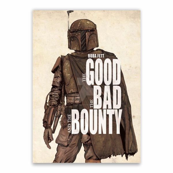 Fett The Good The Bad The Bounty Poster - A1