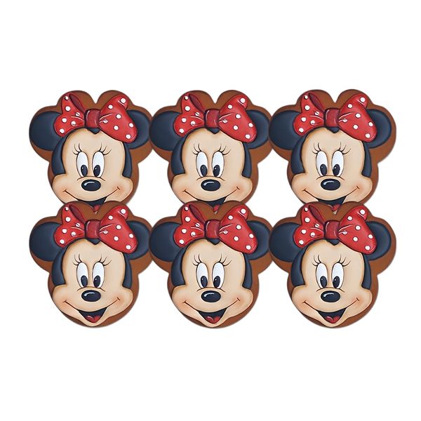 Disney Minnie Portrait Wooden Coasters - 6 Piece Set