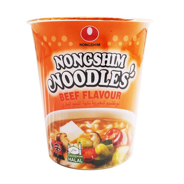 Nongshim - Noodle Cup Beef Flavour 4 Pack -260g