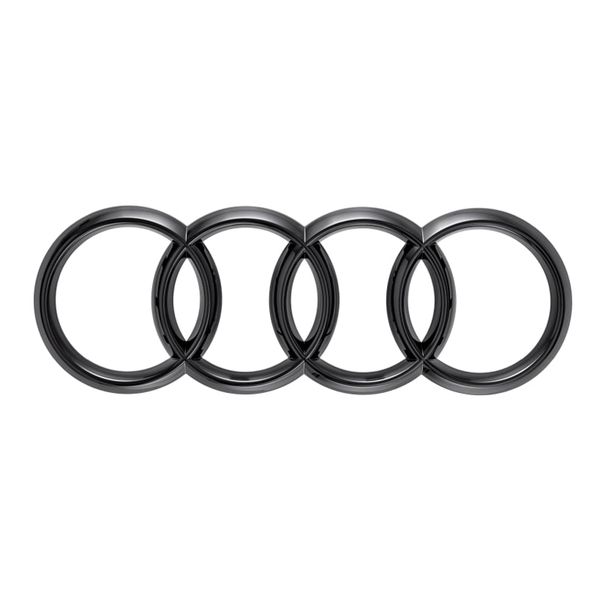 Audi 4 Rings Rear Badge Cover-Matt Black(4RC-AD2-192-MBK)