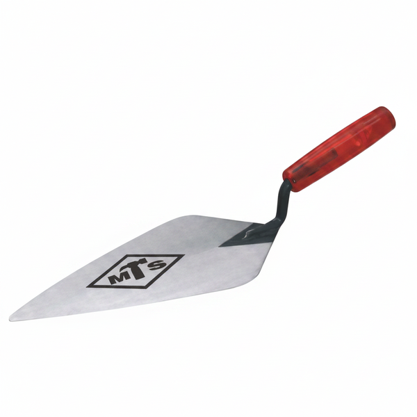 MTS 300mm Brick Red Plastic Trowel with Comfortable P-Handle
