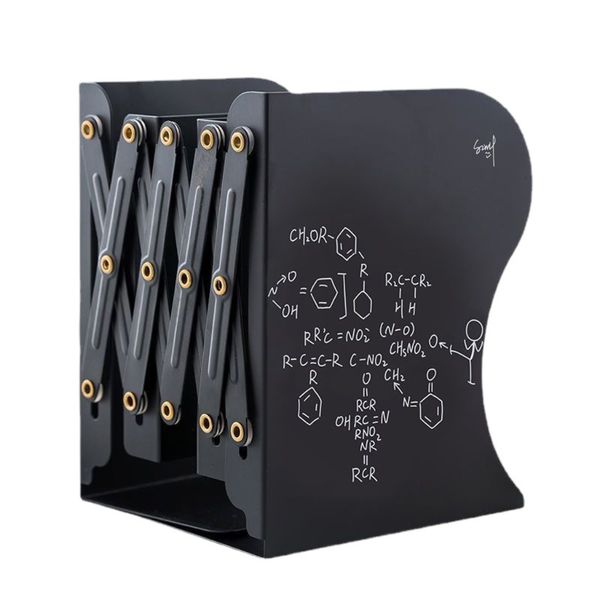 Adjustable Bookends Metal Non-Skid Expanding File Folder Holder