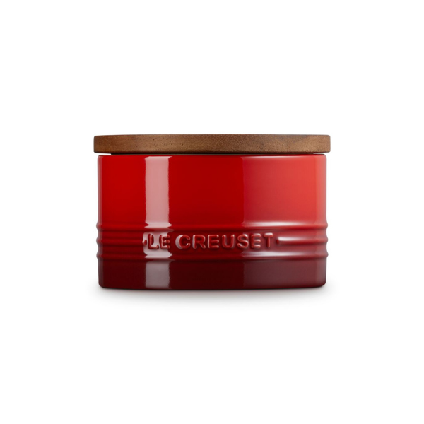 Le Creuset Signature 470ml Storage Canister With Wooden Lid