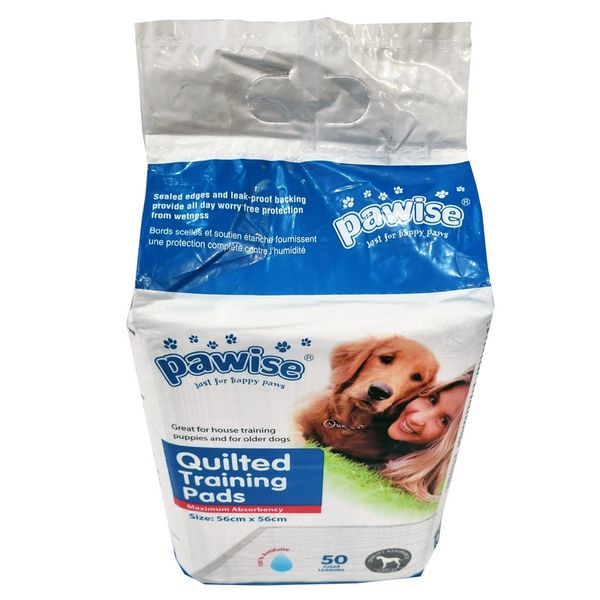 Pawise Quilted Training Pads | 50 pads