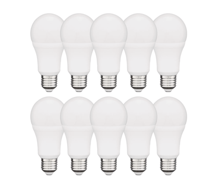 10 Pack - LED 5w Light Bulb E27 Warm White