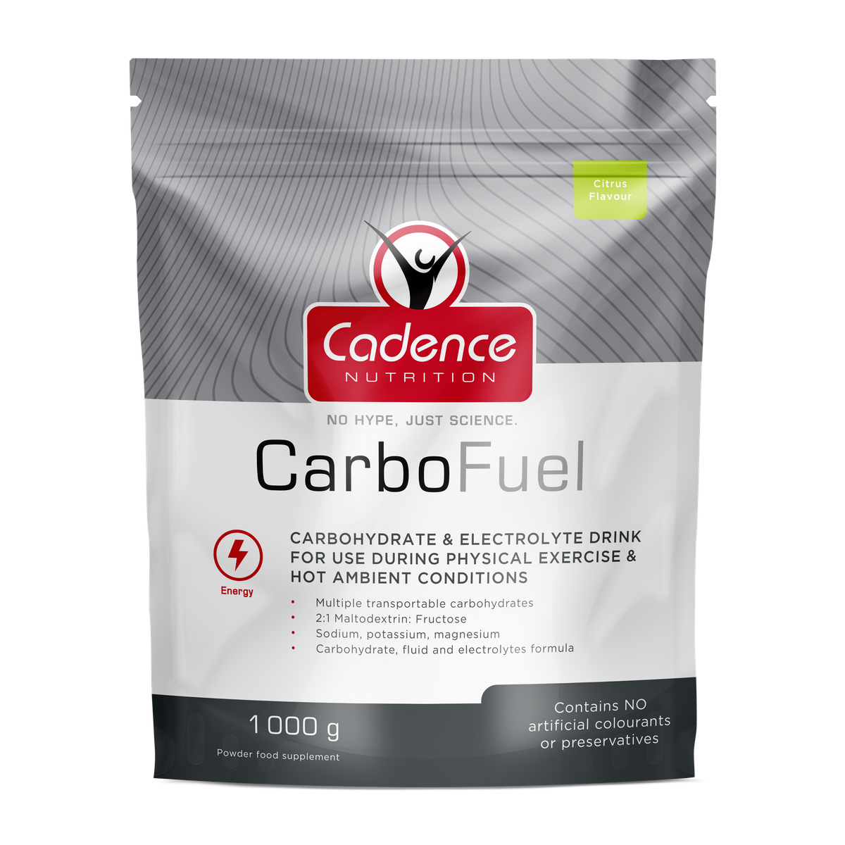 Cadence Nutrition CarboFuel Natural Citrus - 1000g