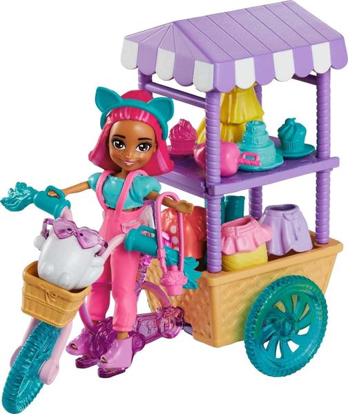 Polly Pocket Treats and Trends Bicycle Cart Playset