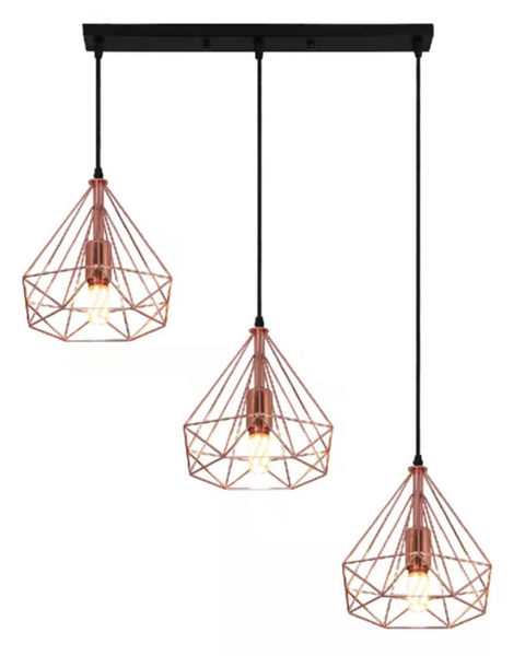 Mr. UL - Modern Pendant Lamp 21/3 Rose Gold