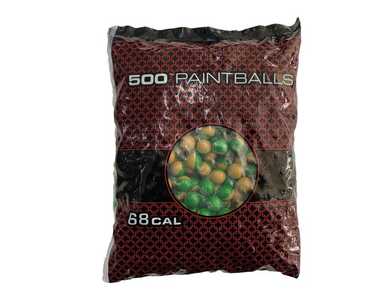 TippMann Combat 68Cal Green/Brown PaintBalls - 500 Pack