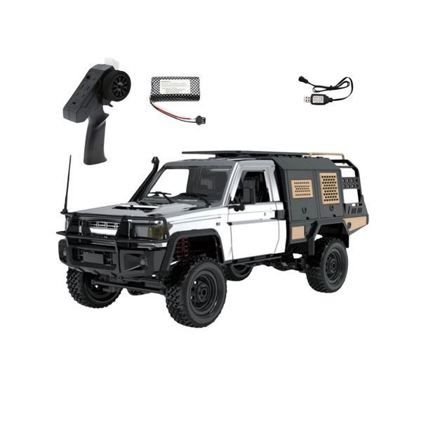 Mn Model -1/12 2.4G 4WD for Toyota LC79 RC Car Full Proportional-Silver