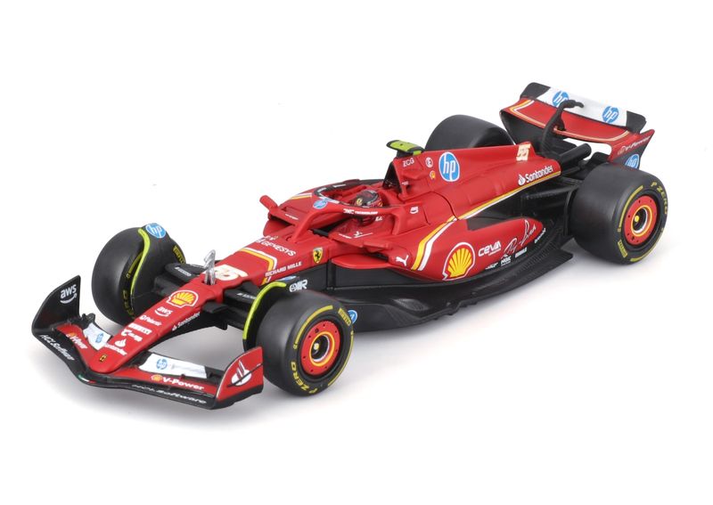 Bburago 1/43 Ferrari F1 SF-24 2024 with collectors hardcase - #55 C. Sainz