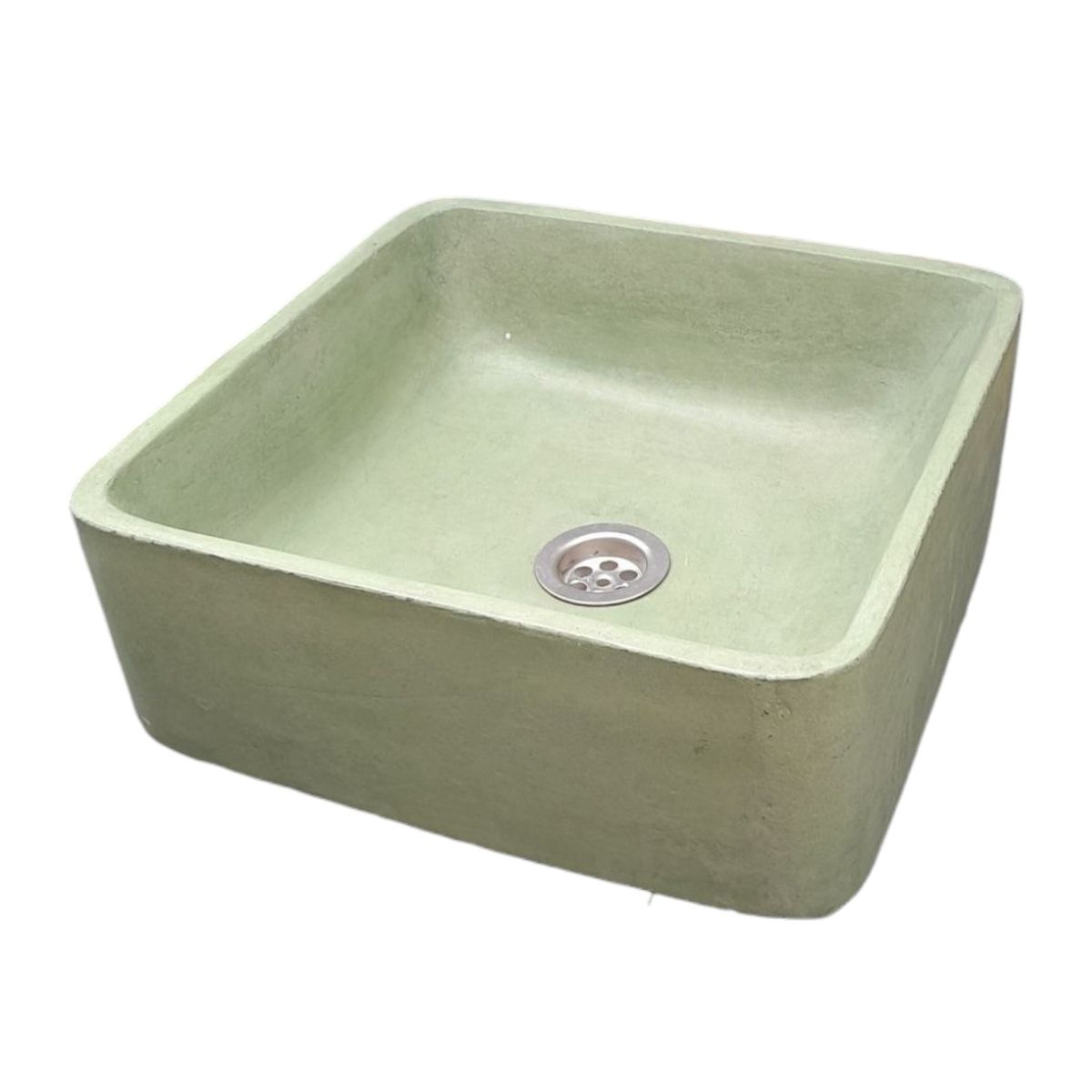 Green Bespoke Countertop Bathroom Sink 31 x 31 x 12cm