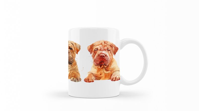 Chinese-Shar-Pei Printed Coffee Mug DSGN230