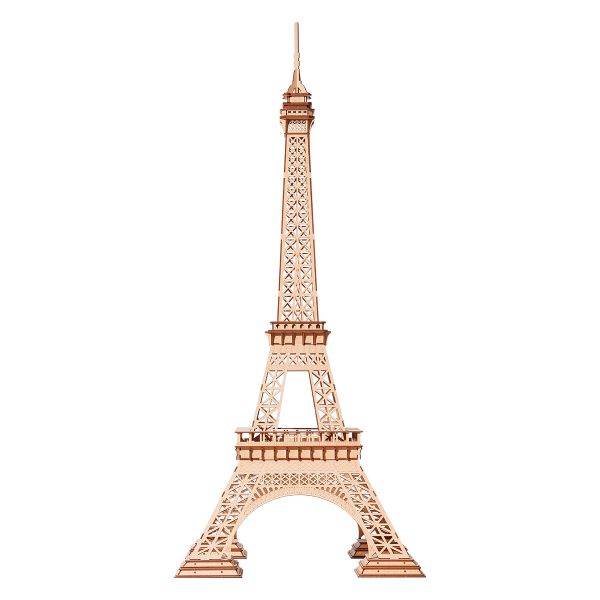 Rolife by Robotime - Eiffel Tower - 3D DIY Wooden Puzzle - 191 Pieces